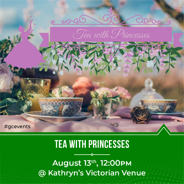 Enjoy a Tea Party with Princesses at Kathryn’s Victorian Venue.