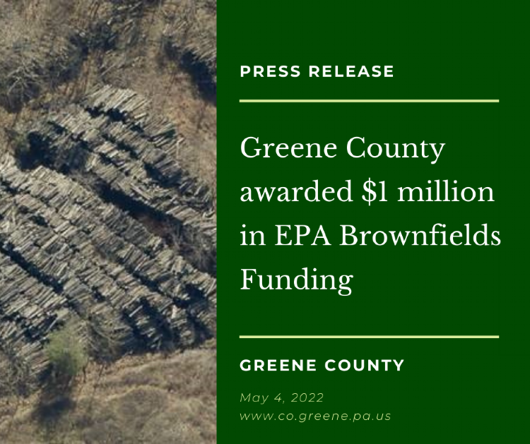 Home News/Notices County Awarded $1 million in EPA Brownfields Funding